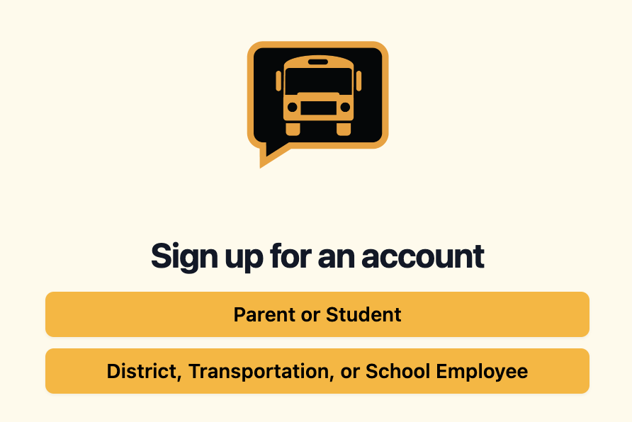 Bus Transportation Registration